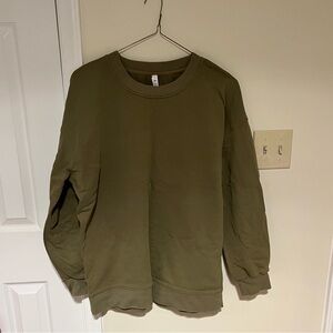 Lululemon Athletica Olive Green Perfectly Oversized Sweatshirt
